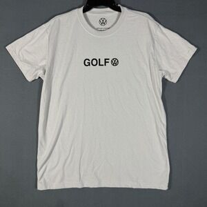 Volkswagen T-Shirt Mens XL Gray Golf GTI Mk1 Graphic Tee Short Sleeve Automotive
